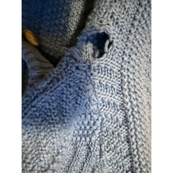 Vintage cardigan blue XL - Picture 2 of 3